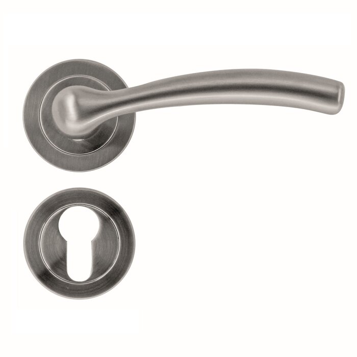HDD Solid stainless steel look door handles Easy