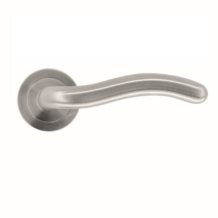 HDD Solid stainless steel look door handles "Fly"
