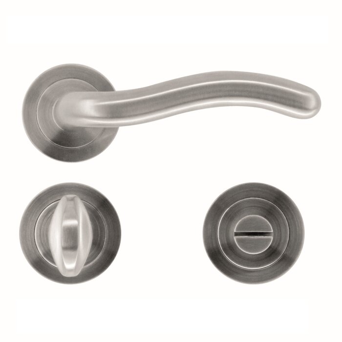 HDD Solid stainless steel look door handles "Fly"