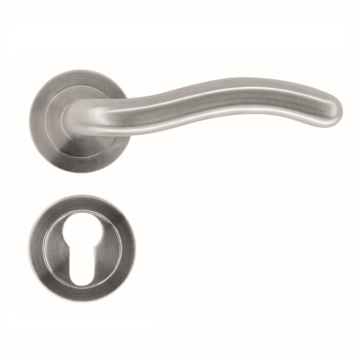 HDD Solid stainless steel look door handles "Fly"