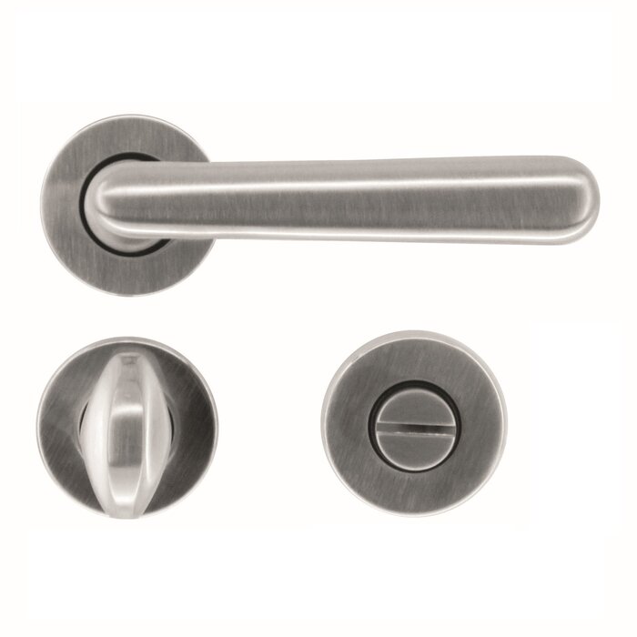 HDD Poignées de porte massives aspect inox "Vera"