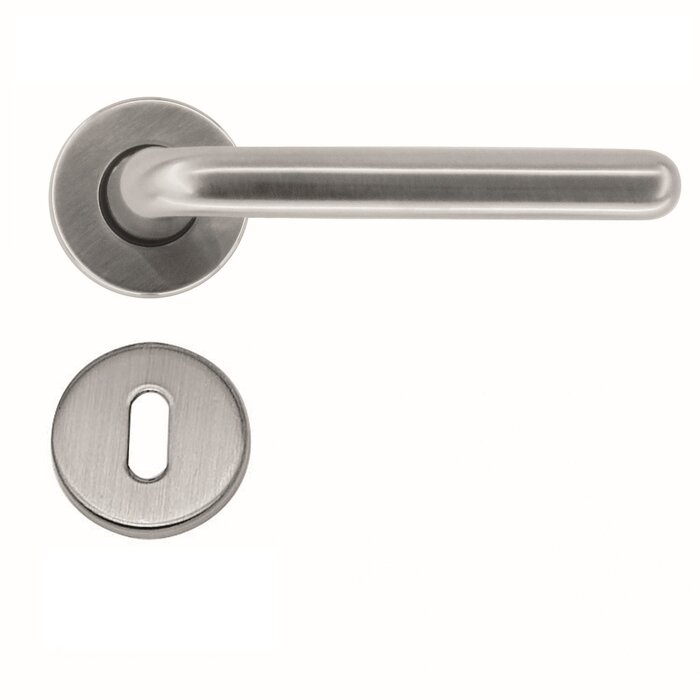 HDD Poignées de porte massives aspect inox "Magda"