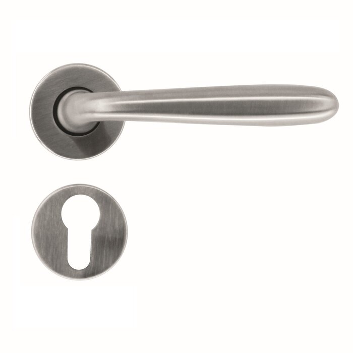 HDD Poignées de porte massives aspect inox "Alma"