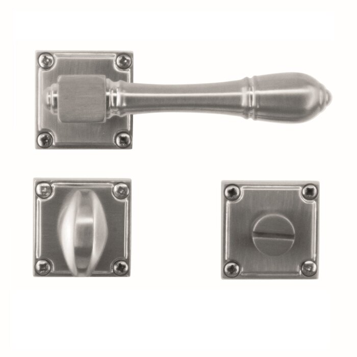 HDD Solid stainless steel look door handles Carre