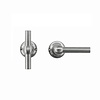 HDD Solid stainless steel look door handles Petra T+L
