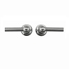 HDD Solid stainless steel look door handles Petra L+L