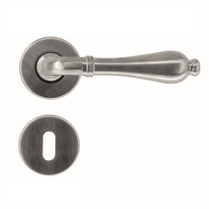HDD Solid stainless steel look door handles Martina