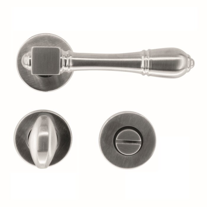 HDD Solid stainless steel look door handles Aldagonda