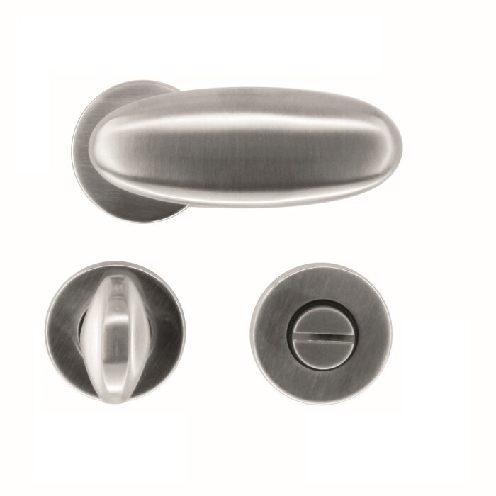 HDD Poignées de porte massives aspect inox Olive