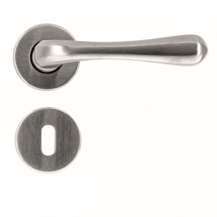 HDD Solid door handles Greta stainless steel look