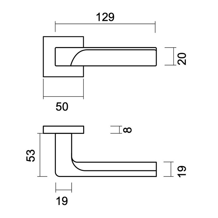 HDD  Solid Cromsat door handles Flash