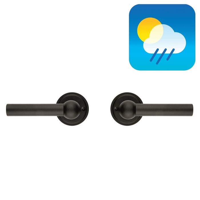 HDD Black door handles PETANA L+L - UV structured lacquer