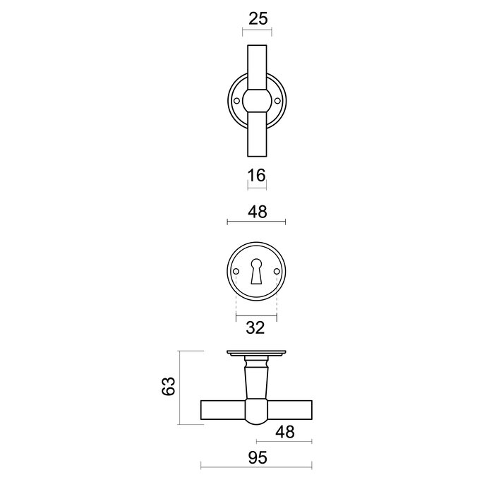 HDD Schwarze Türgriffe PETANA T+T – UV-Strukturlack