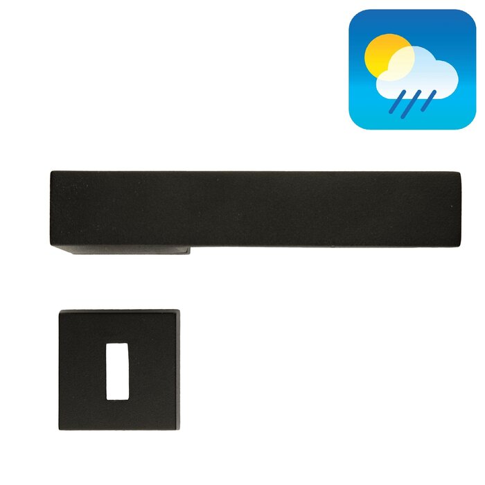 HDD Poignées de porte noires X-TREME - avec laque texturée UV