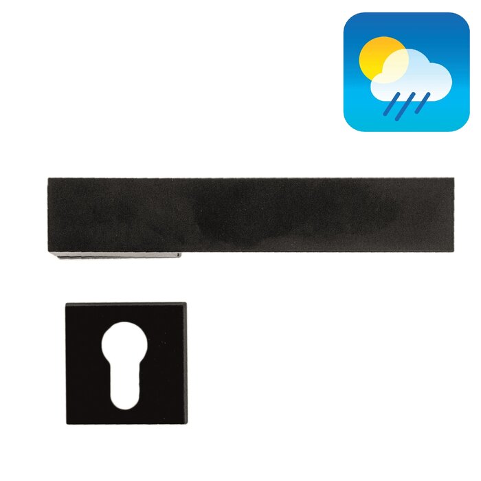 HDD Black Door Handles X-TREME - with UV structured lacquer