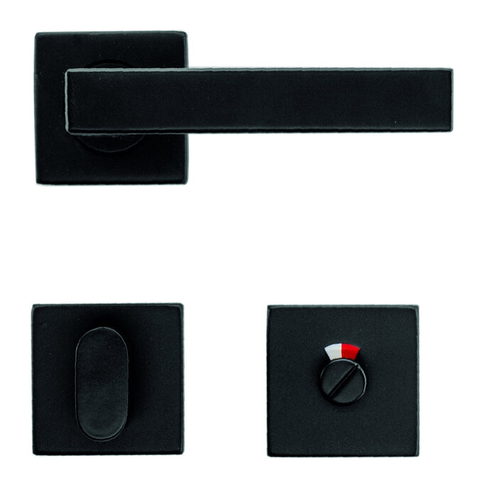 HDD Poignées de porte noires pleines Cosmic