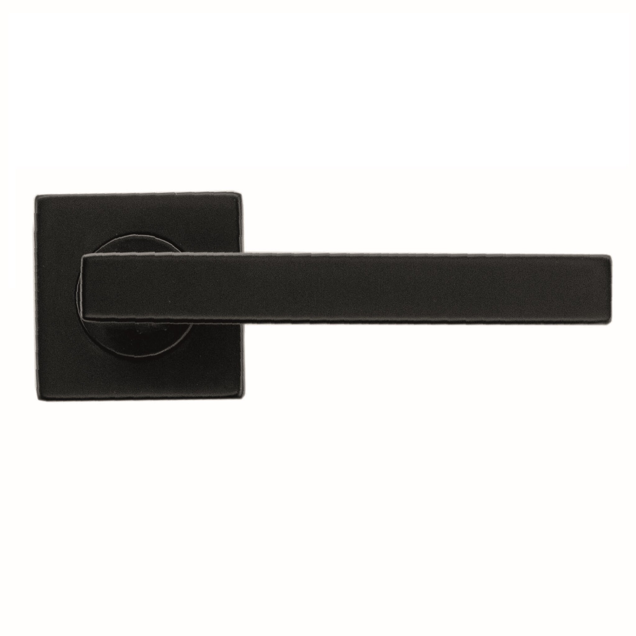 Zwarte deurklinken Kubic Shape