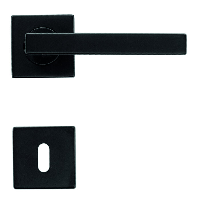 HDD Black door handles Kubic Shape