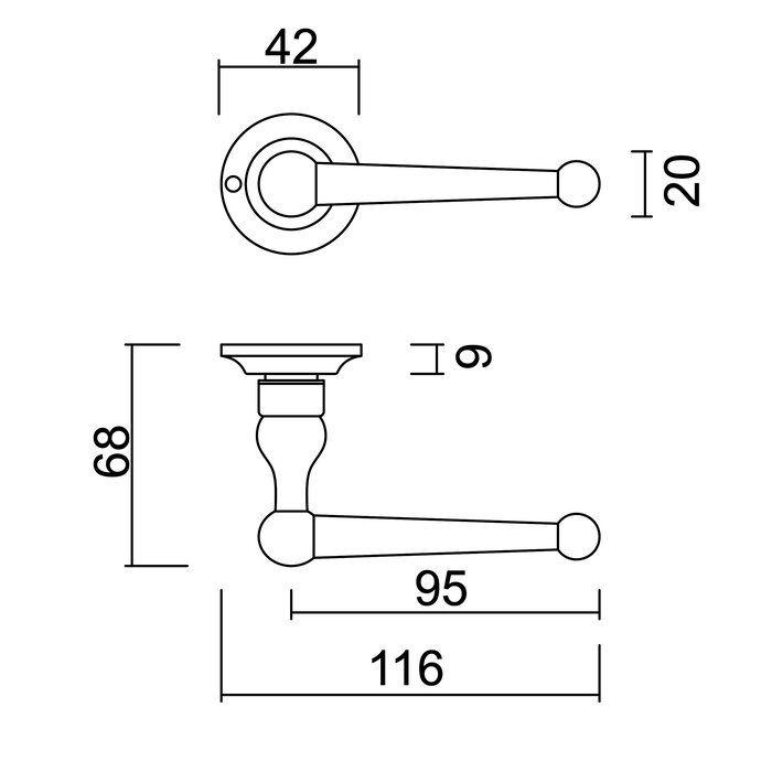 HDD Fonte door handles Gigi