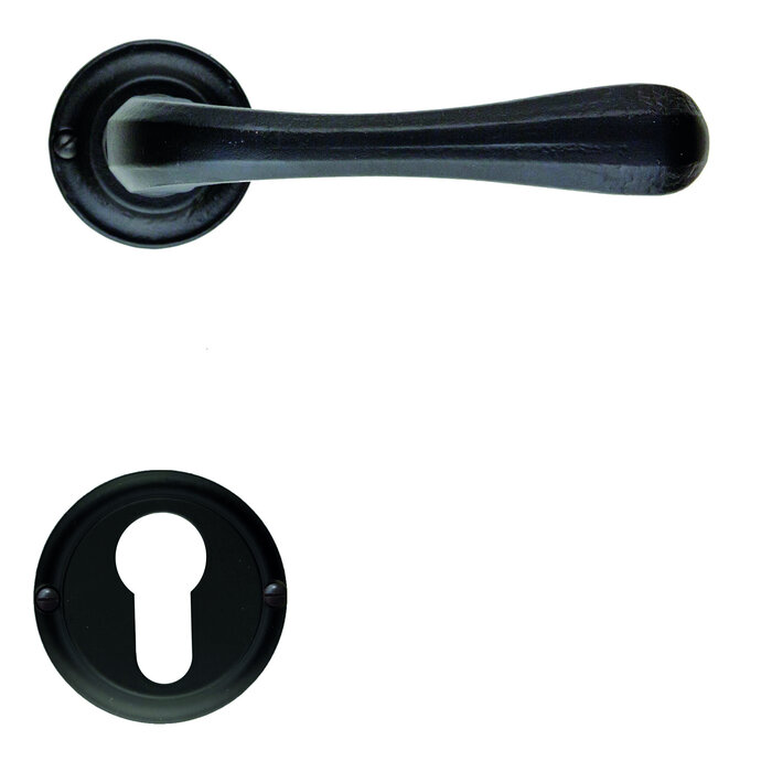 HDD Poignées de porte noires police Gretana