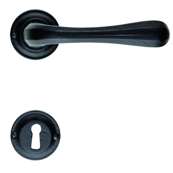 HDD Poignées de porte noires police Gretana