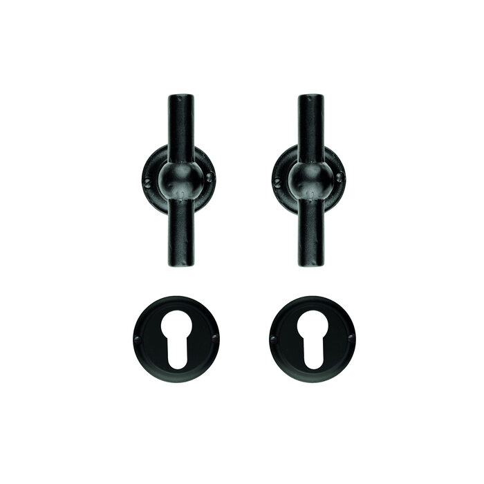 HDD Black door handles Petra T+T font