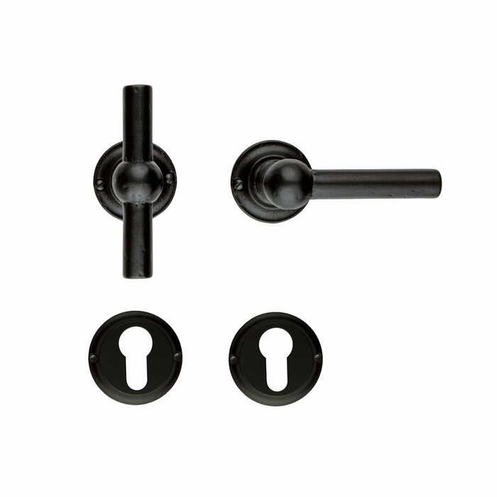 HDD Black door handles Petra T+L font