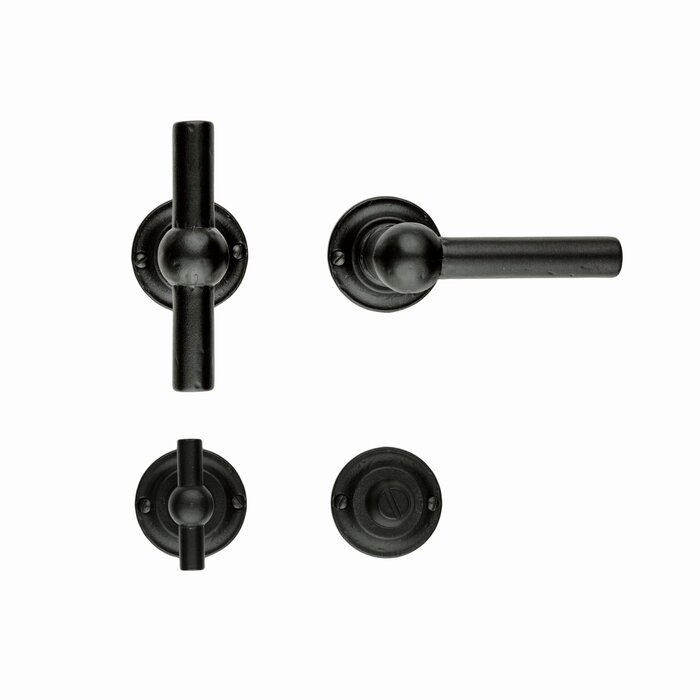 HDD Black door handles Petra T+L font