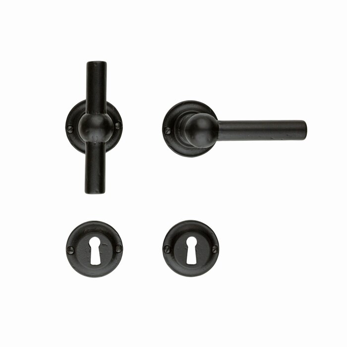 HDD Black door handles Petra T+L font