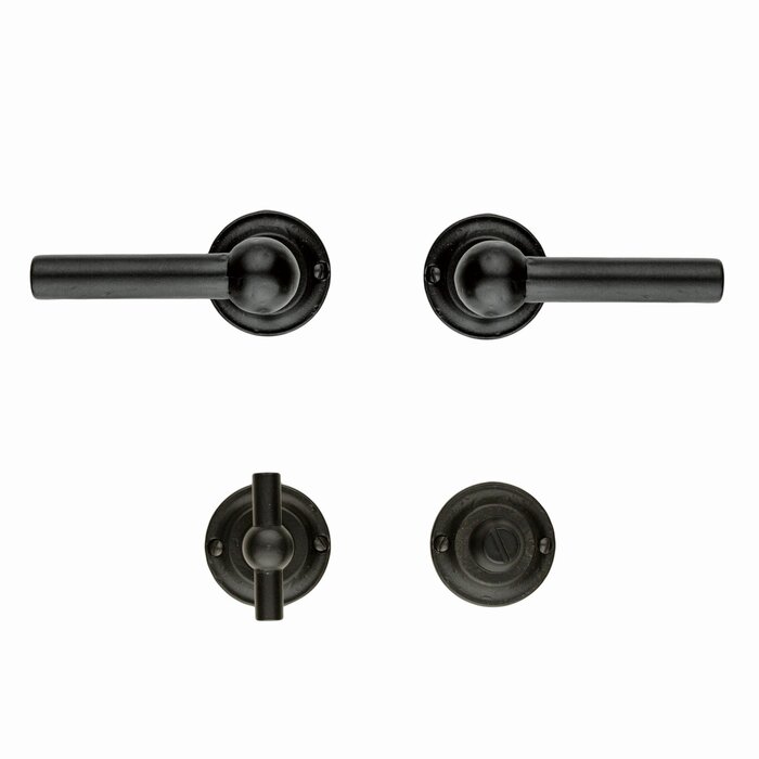 HDD Black door handles Petra L+L font