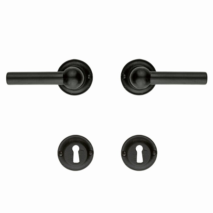 HDD Poignées de porte noires Petra L+L