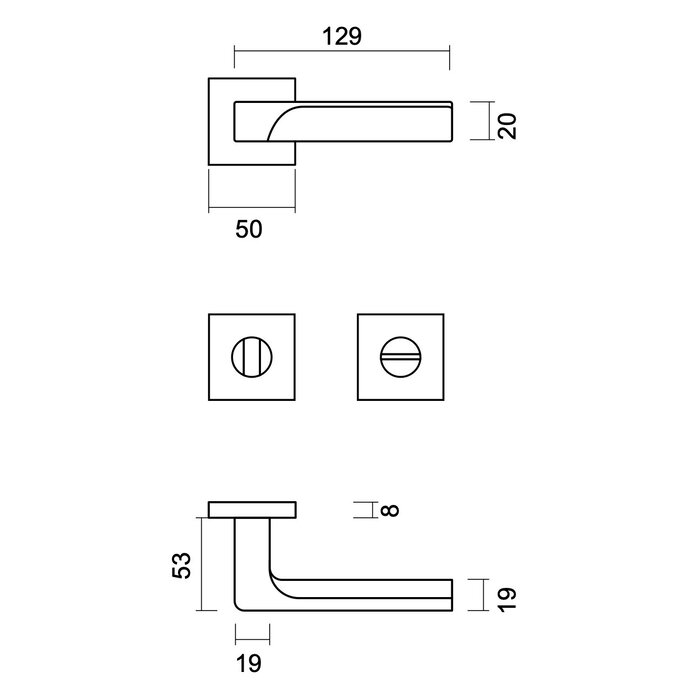 HDD Black door handles FLASH