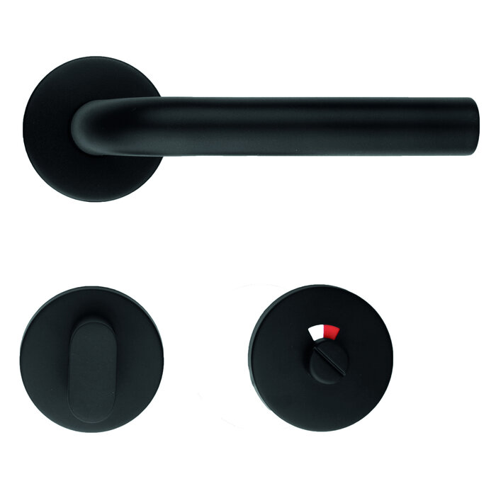 HDD Black door handles "Jive" 19mm