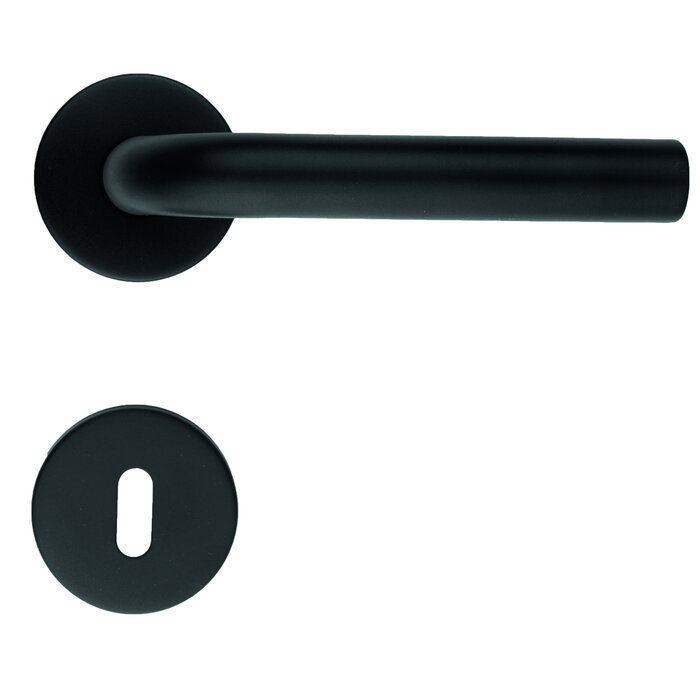 HDD Black door handles "Jive" 19mm
