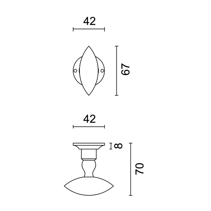 HDD Black door handles Olina