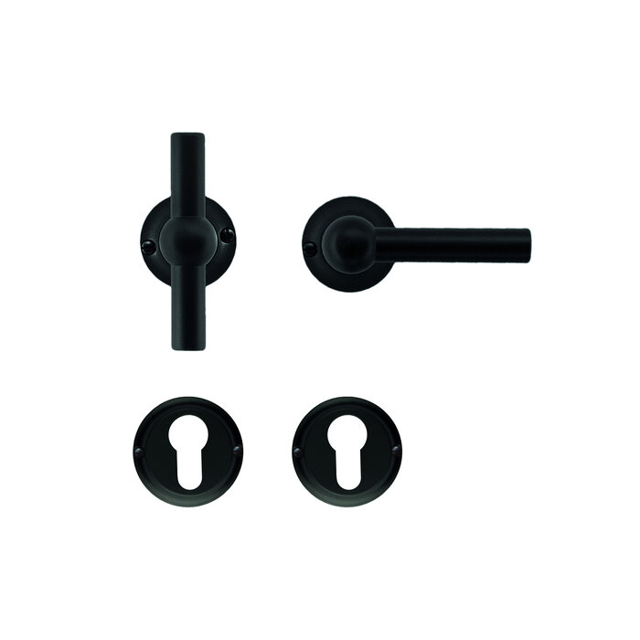 HDD Poignées de porte noires Petra T+L