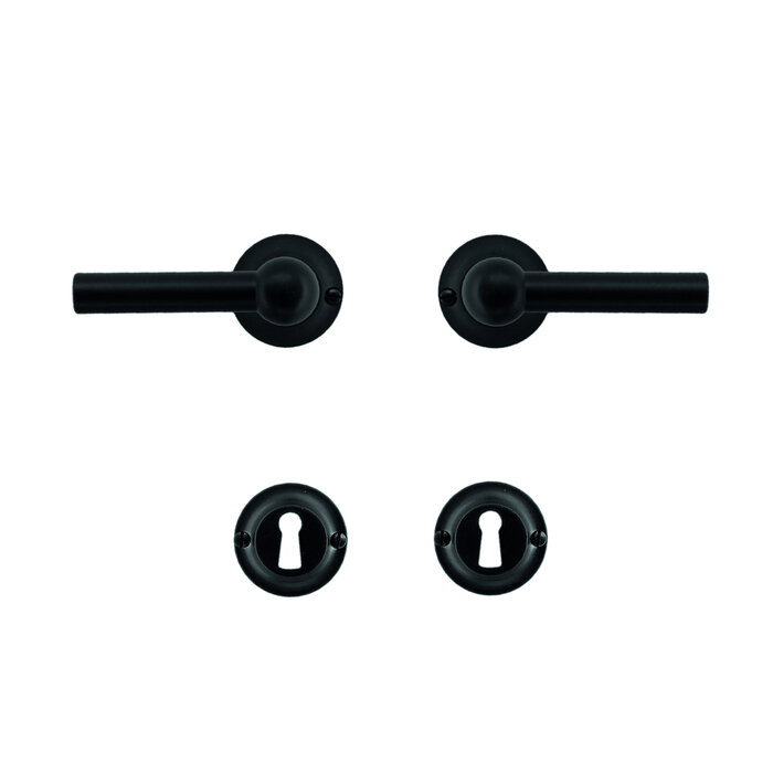 HDD  Poignées de porte noires Petra L+L noir