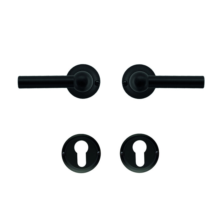 HDD  Poignées de porte noires Petra L+L noir