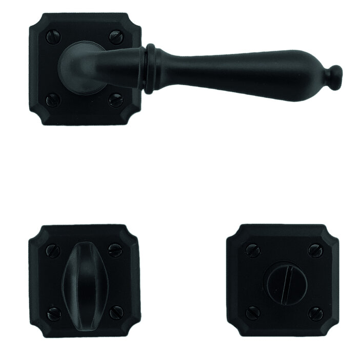 HDD Poignées de porte noires Lisa