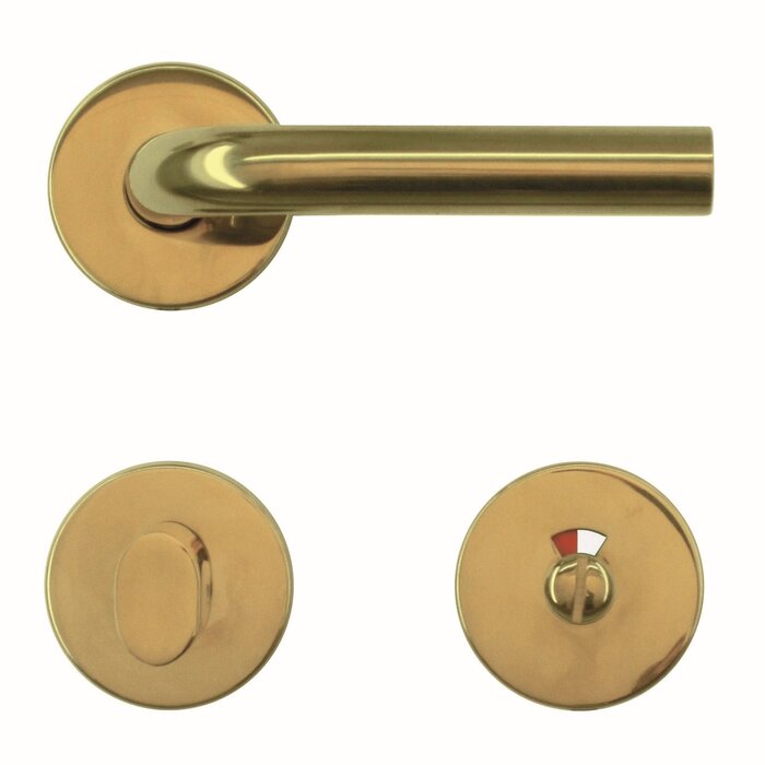 HDD Titanium door handles L Shape 19 mm