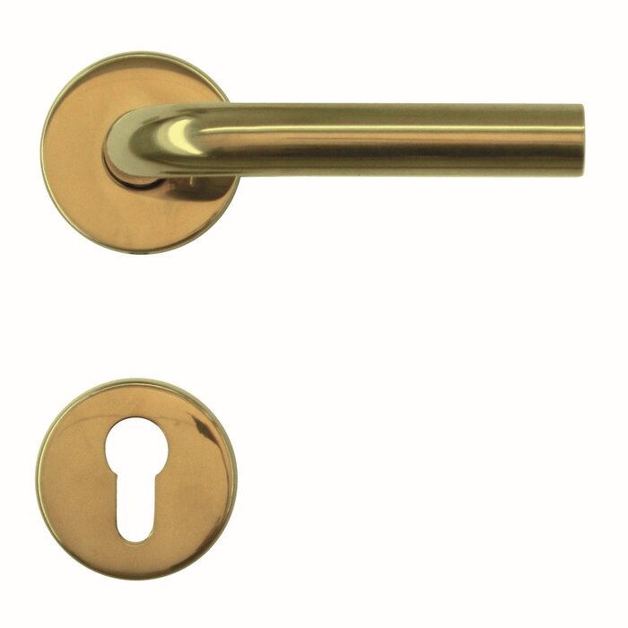 HDD Titanium door handles L Shape 19 mm