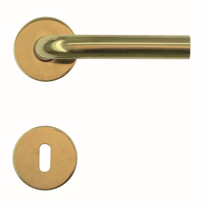 HDD Titanium door handles L Shape 19 mm