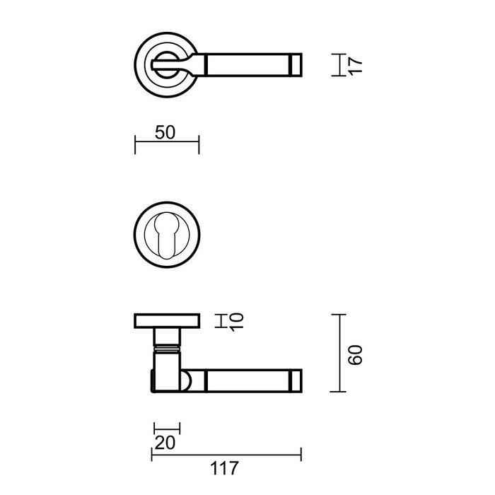 HDD Golden door handles Vito