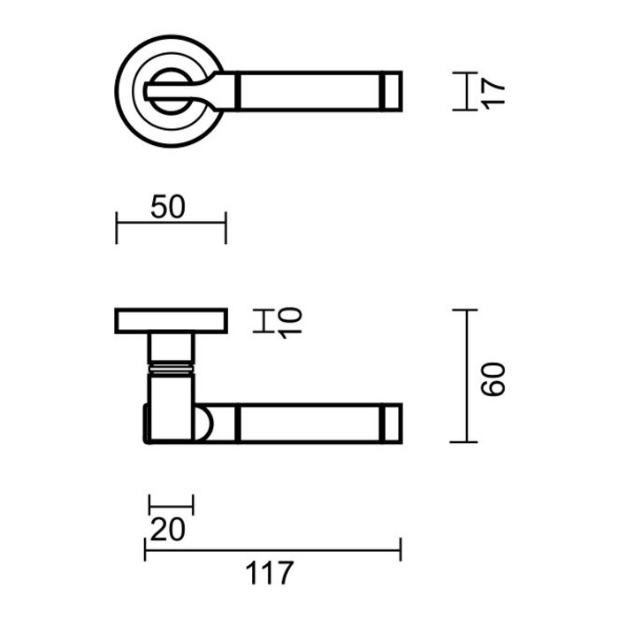 HDD Golden door handles Vito
