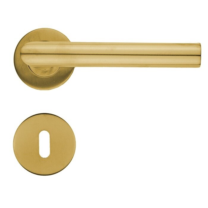 HDD Door handles "I Shape 19 mm" matt gold