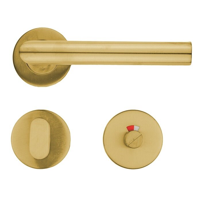 HDD Door handles "I Shape 19 mm" matt gold