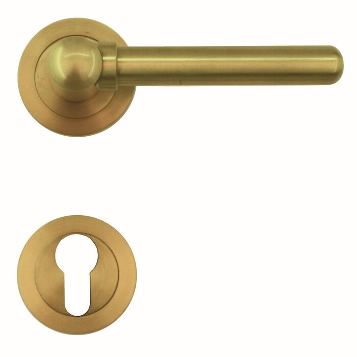 HDD Door handles Via matt gold