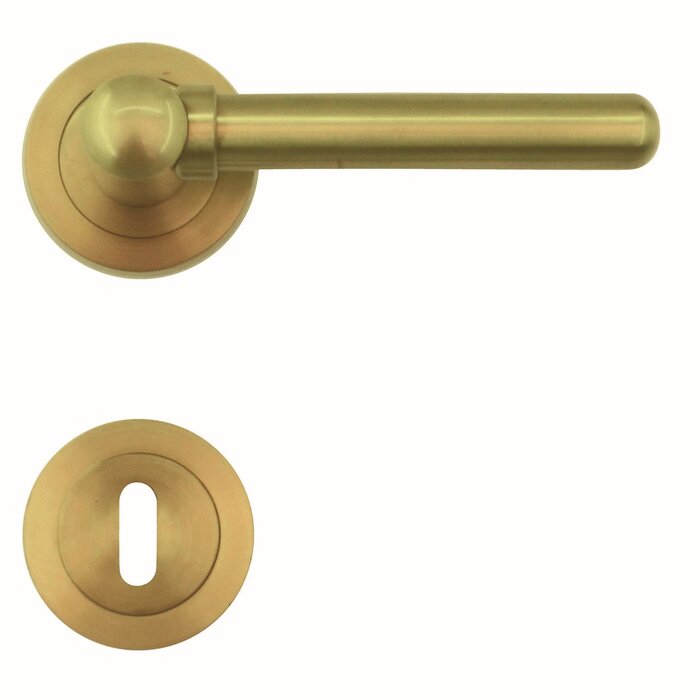 HDD Door handles Via matt gold
