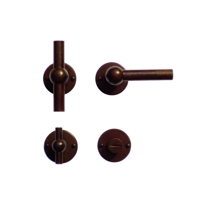 HDD Door handles Petra NM T+L in rust colour