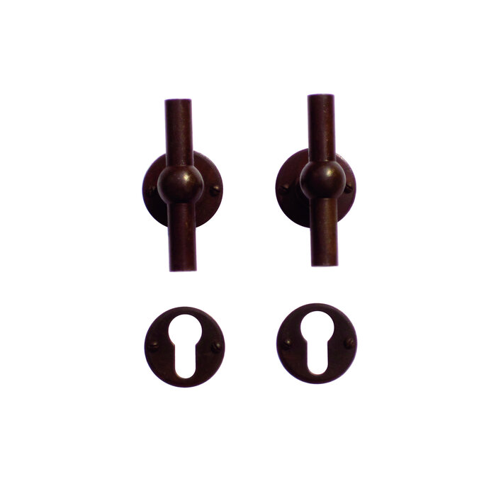 HDD Poignées de porte Petra NM T+T de couleur rouille